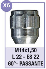 Cora Series 4 Diebstahlsichere Radmuttern Modell X6