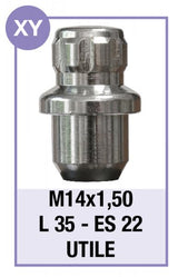 Cora Serie 4 dadi antifurto per ruote modello XY