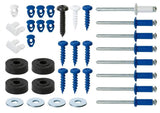 Cora Set portatarghe ant+post in alluminio