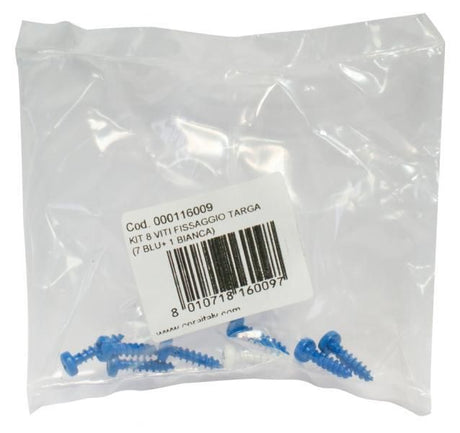 Cora Kit 8 viti fissaggio targa