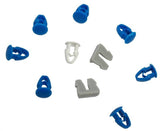 Cora Kit 8 Knöpfe + 2 Befestigungshaken für die Mittelplatte