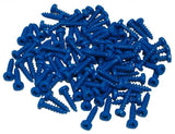 Cora Kit 100 viti blu fissaggio targa
