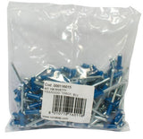 Cora Kit 100 rivetti blu fissaggio targa