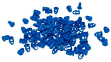 Cora Kit 100 bottoni blu fissaggio targa