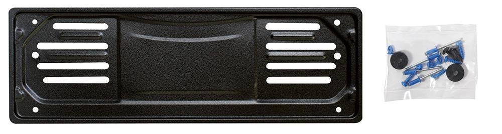 Cora Portatarga anteriore in metallo con kit fissaggio