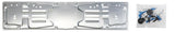 Cora Kennzeichenhalter aus Aluminium für hinten mit Montagesatz