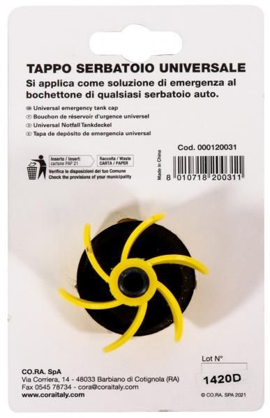 Cora Tappo serbatoio universale