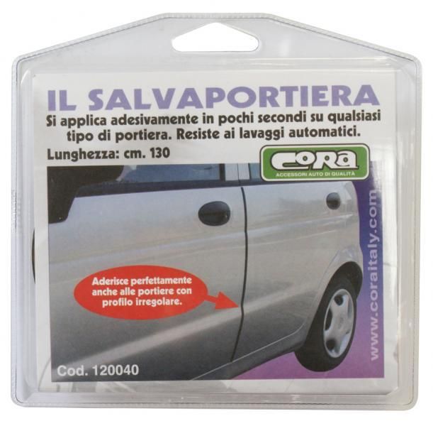 Cora Salvaportiera adesivo nero in rotolo 130 cm