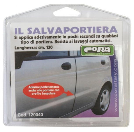 Cora Salvaportiera adesivo nero in rotolo 130 cm