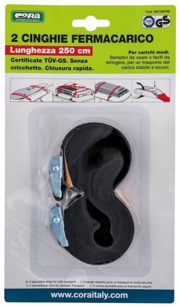Cora Cinghie fermabagagli 250 cm