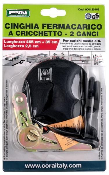 Cora Nastro tensone a cricchetto 450+50 cm