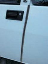 Cora Türdichtungs-Heißklebeaufkleber, schwarz, 65 cm, 50 Stück