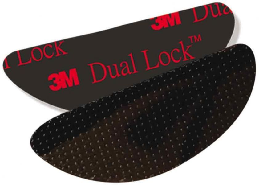 Par de adhesivos multiusos 3M Dual Lock Cora en negro