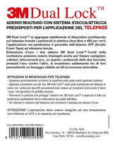 Par de adhesivos multiusos 3M Dual Lock Cora blancos