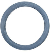 Funda de volante de tela gris Cora