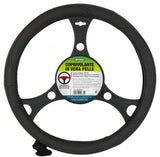 Cora Natural Leather Steering Wheel Cover