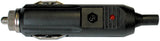 Enchufe para encendedor de cigarrillos Cora de 12/24 V con cable de 1 m