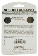 CORA Velcro Adesivo in Rotolo 1,9 x 91 cm