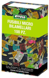 Fusibles de cuchilla micro Cora 10 A 100 piezas