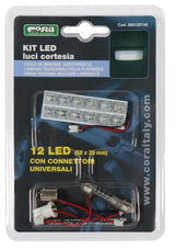 Luz de cortesía Cora 12 LEDs 60x20 mm