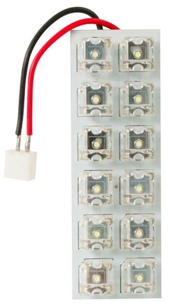 Luz de cortesía Cora 12 LEDs 60x20 mm