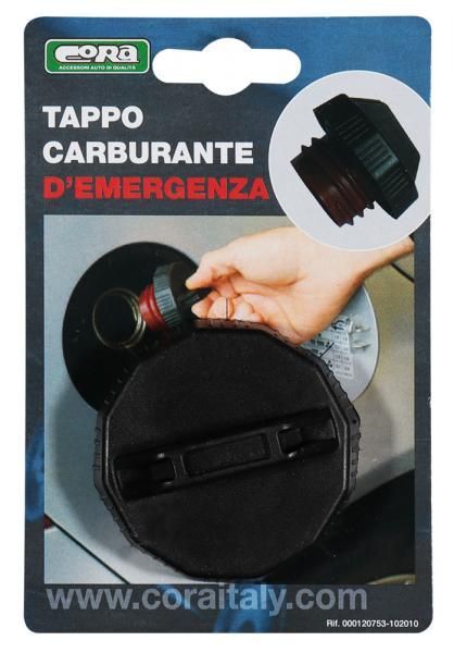 Tapón del depósito de combustible Cora con tornillo