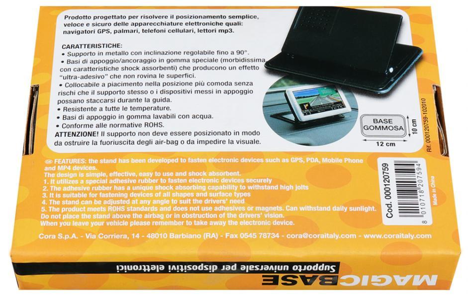 Cora Supporto universale da cruscotto Magic Base