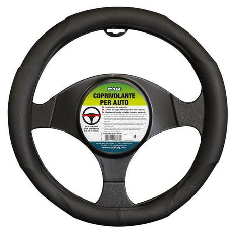 Cora Anatomical steering wheel cover in eco-leather