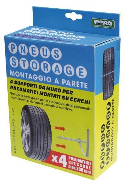 Soportes de pared Cora para 4 ruedas