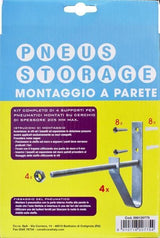 Soportes de pared Cora para 4 ruedas