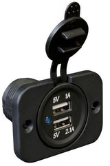 Toma USB doble Cora 5 V/1 A - 5 V/2,1 A