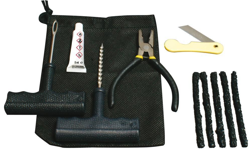 Cora Kit repairs tubeless tires