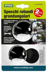 Cora Coppia specchietti rotondi grandangolari