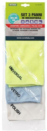 Cora Set of 3 microfibre cloths