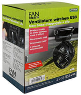 Cora Rechargeable Fan with Stand and Clip