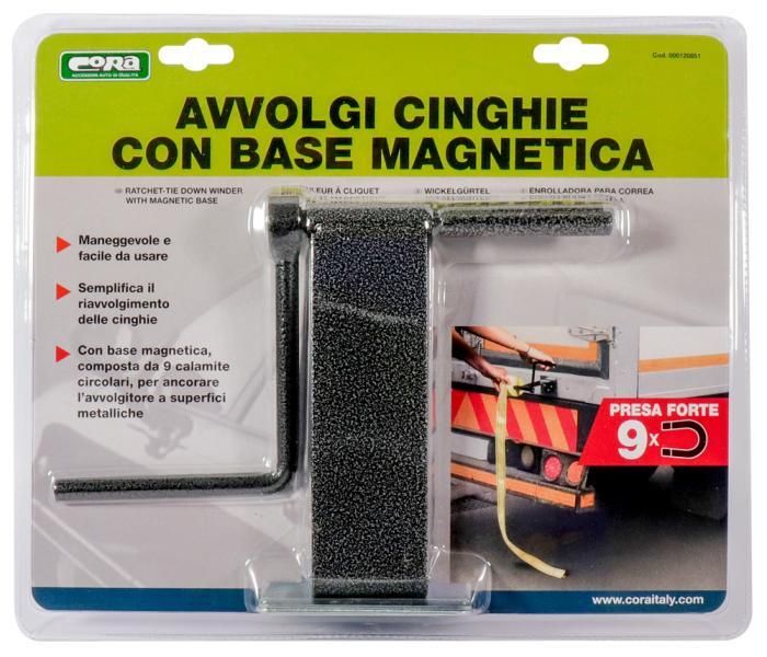 Cora Avvolgi cinghie con base magnetica