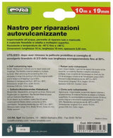 Cora Nastro autovulcanizzante nero 10 m x 19 mm