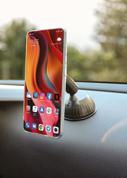 Soporte ajustable para smartphone Cora para cristal/tablero