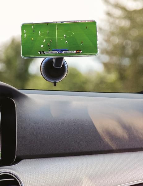 Cora Porta smartphone da vetro/cruscotto orientabile