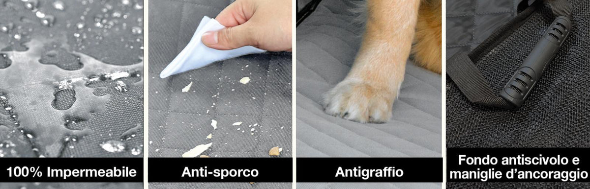 Cora DOG PRO Amaca professionale proteggi sedili posteriori