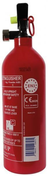 Cora Estintore 1 kg a polvere ABC con supporto e manometro