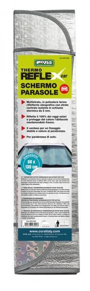 Parasol delantero para coche Cora Diamond 130x60 cm