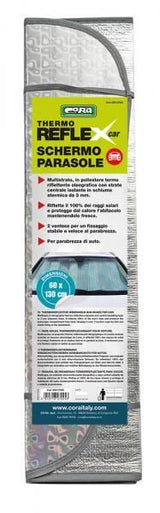 Parasol delantero para coche Cora Diamond 130x60 cm