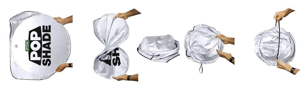 Cora PopShade Front-Sonnenschutz 150x70 cm