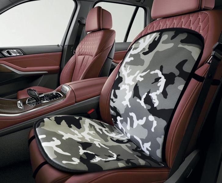 Funda universal para asiento delantero Cora, color gris camuflaje