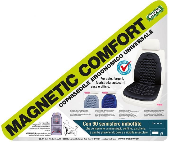 Cora Coprisedile anteriore universale Magnetic Comfort grigio