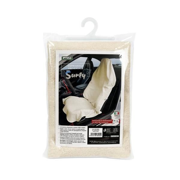 Cora Cora 000128005 Coprisedili anteriori universali Piper carta tessile avana