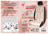 Cora Universal Front Seat Covers Tanga Doubleface Flamingos/Textile Paper