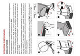 Funda universal para asiento delantero Cora Fisiocomfort Copes Fabric Antracita