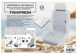 Cora Coprisedile anteriore universale Fisiofresh bermuda grigio